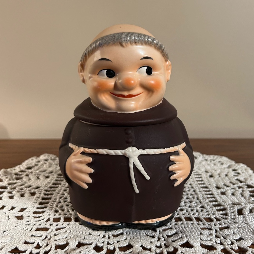 Goebel Hummel Friar Tuck Monk Humidor Tobacco Jar RX 106/I 1957 West Germany